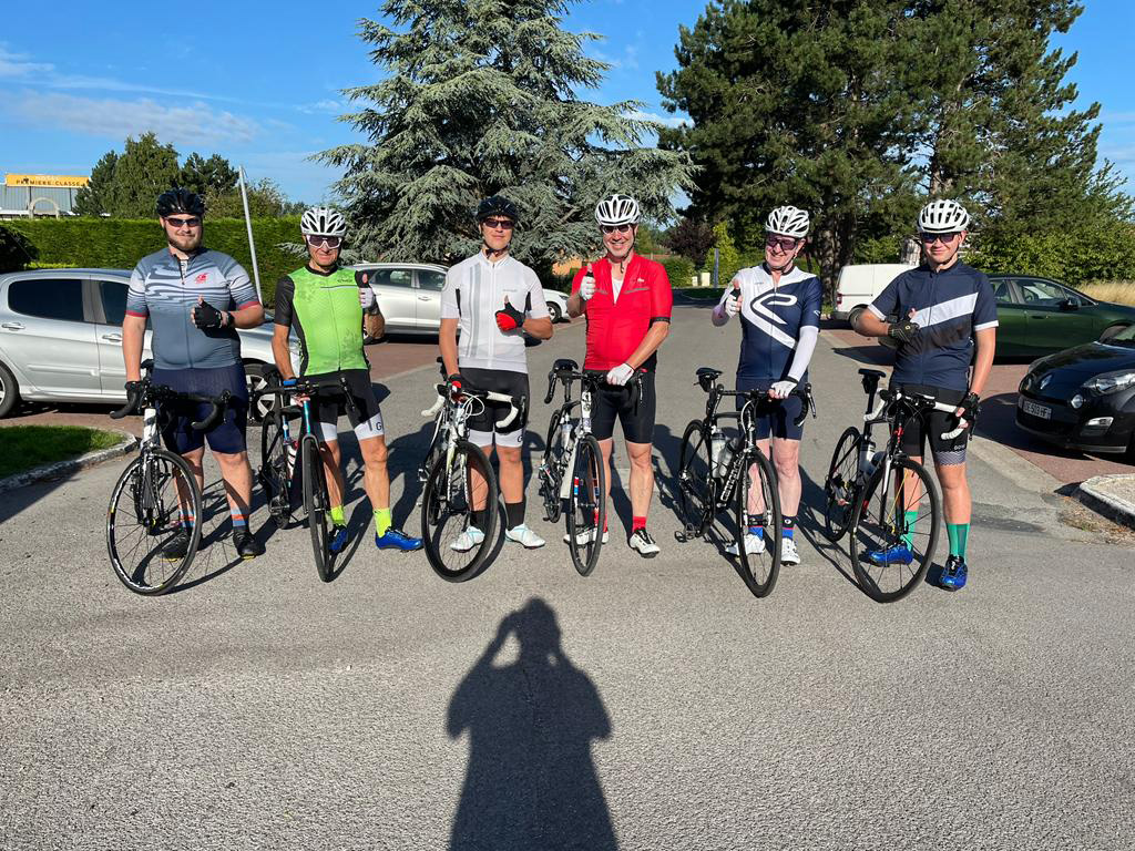 Es geht los: 127 km mit dem Rad von Dunkirchen nach Arras 